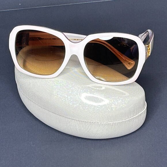 COACH WHITE LEATHER PURSE WALLET GLASSES BUNDLE ***feel free to make an offer*** - Picture 7 of 15